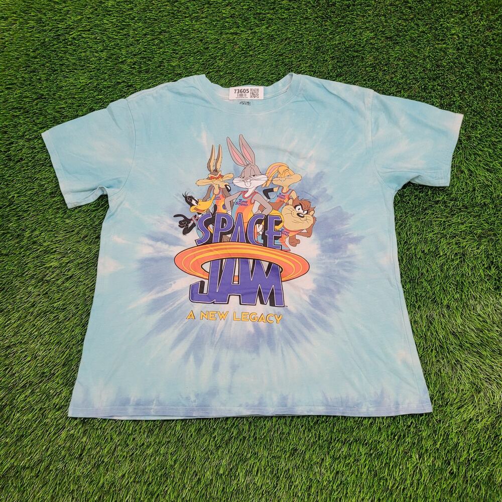 Space-Jam Shirt Womens XL 22x25 Tie-Dye